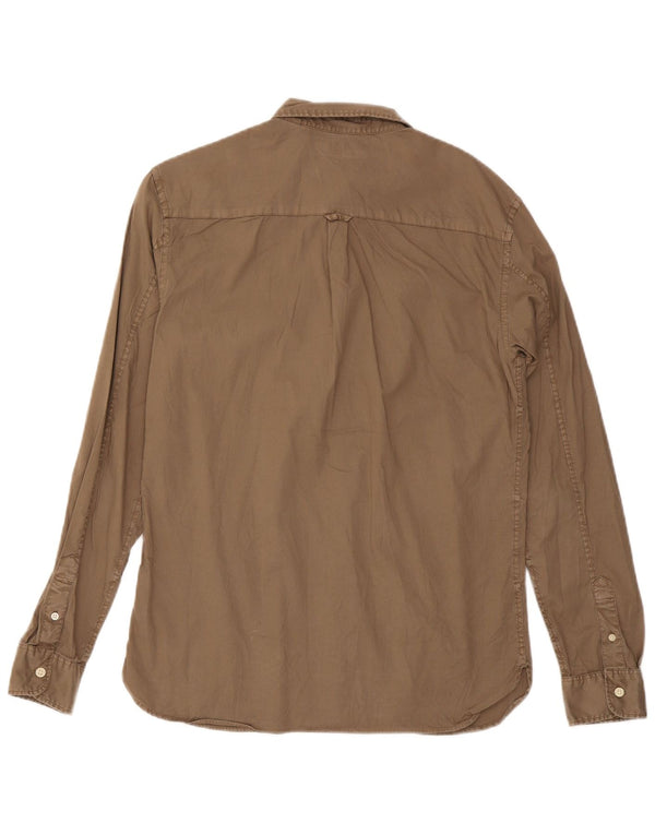 All Saints Chemise Homme Marron Moyen Coton