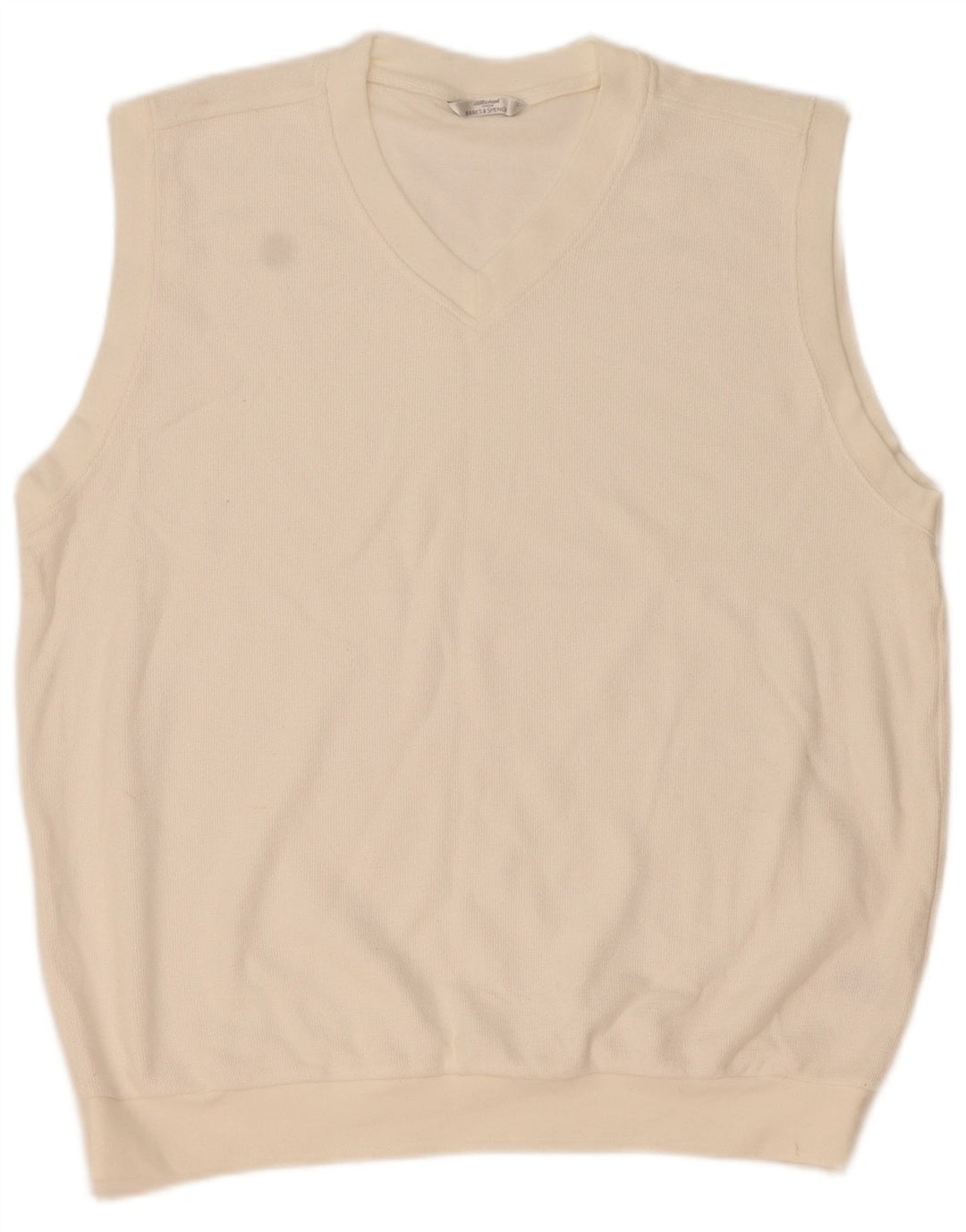 Marks & Spencer Débardeur pour homme en coton blanc Taille L