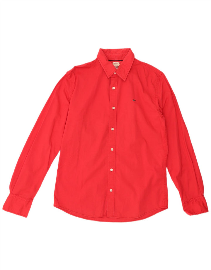 TOMMY HILFIGER Chemise Homme Rouge Moyen Coton