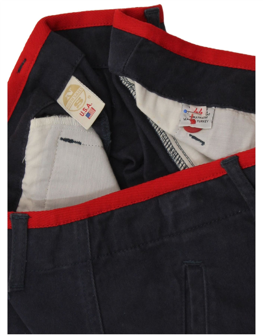 NORTH SAILS Jupe trapèze taille haute pour femme EU 44 XL W30 Bleu marine Coton