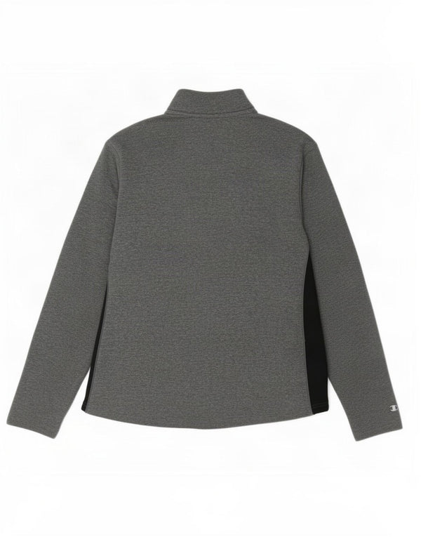 Champion Veste de Survêtement Garçon 13-14 Ans XL Gris Colorblock