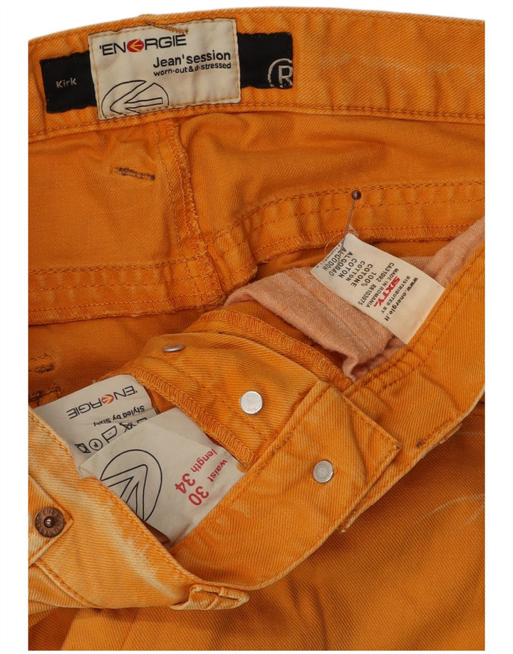 ENERGIE Jean droit homme W30 L34 coton orange
