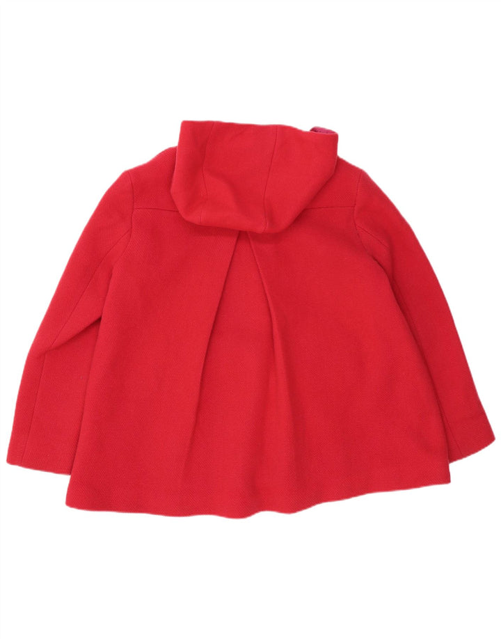 Desigual Manteau court à capuche pour femme EU 40 Laine rose moyen
