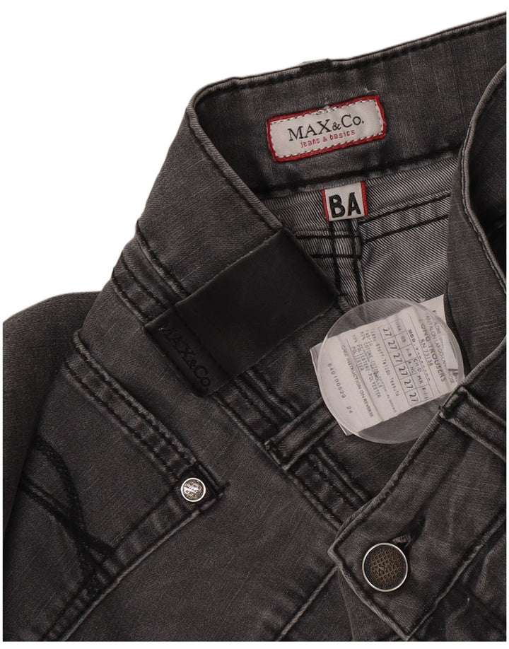 Max & Co. Jean Slim Femme W27 L28 Gris Coton