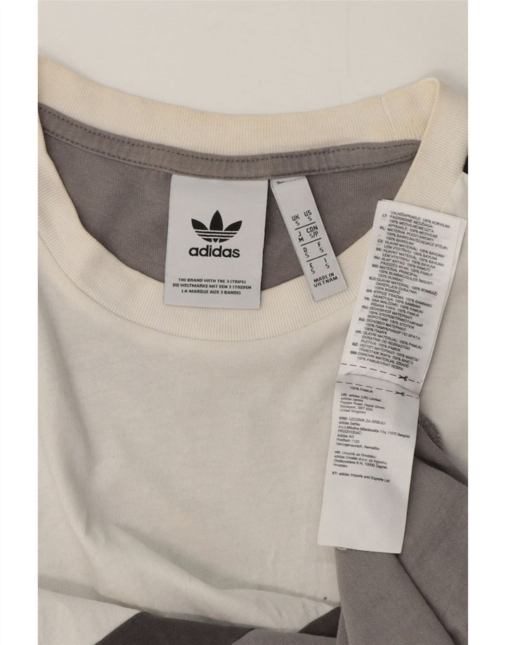 Adidas T-Shirt Homme Haut Petit Gris Colorblock Coton
