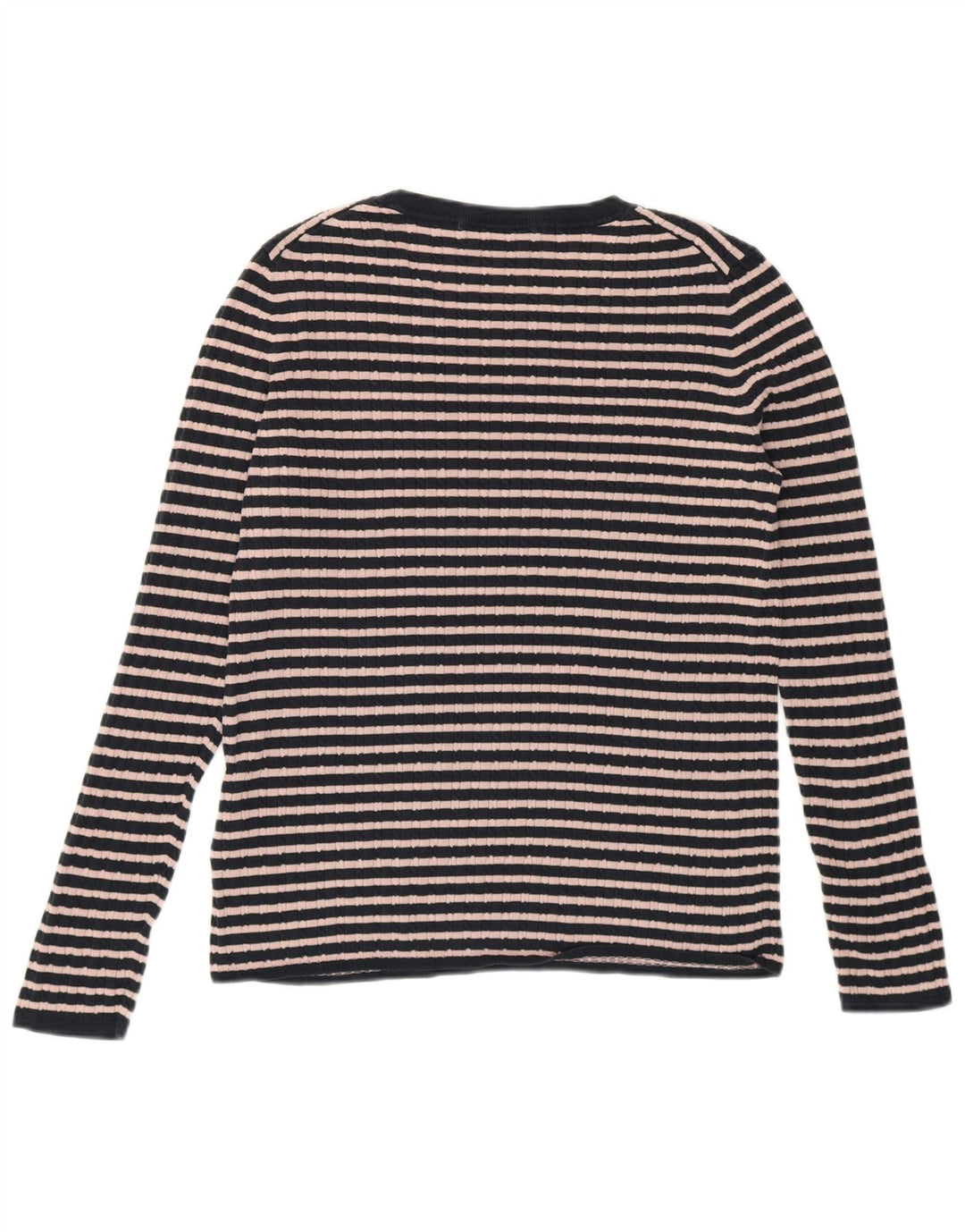 TOMMY HILFIGER Haut à manches longues pour femme UK 14 Medium Navy Blue Preppy