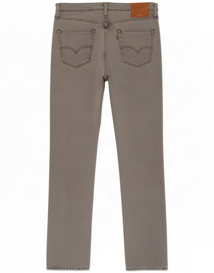 Levi's Mens 511 Slim Jeans W34 L32 Gris Coton