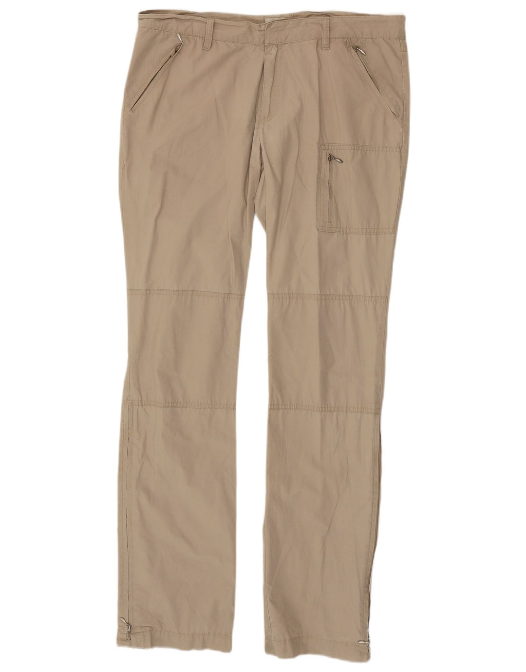 CALVIN KLEIN Womens Slim Cargo Trousers W36 L33 Beige