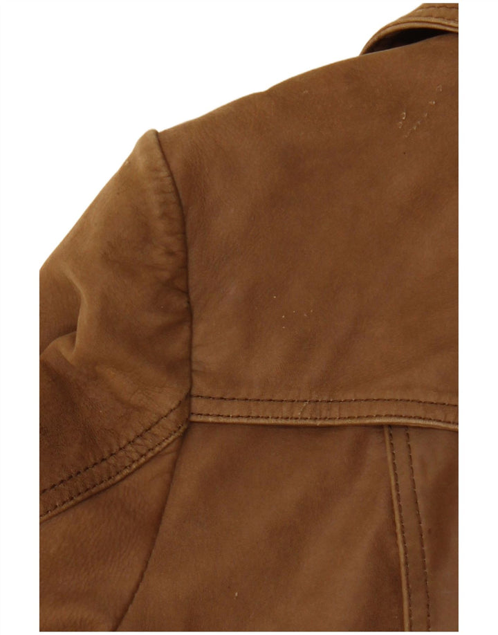 Manteau en cuir femme HEINE IT 38 XS Cuir marron