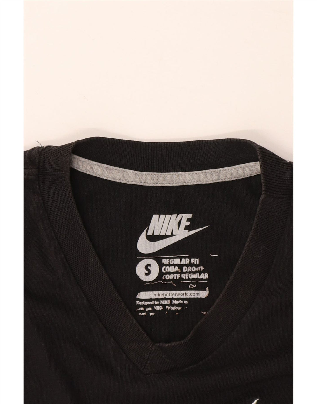 NIKE T-shirt coupe classique pour hommes, petit, noir