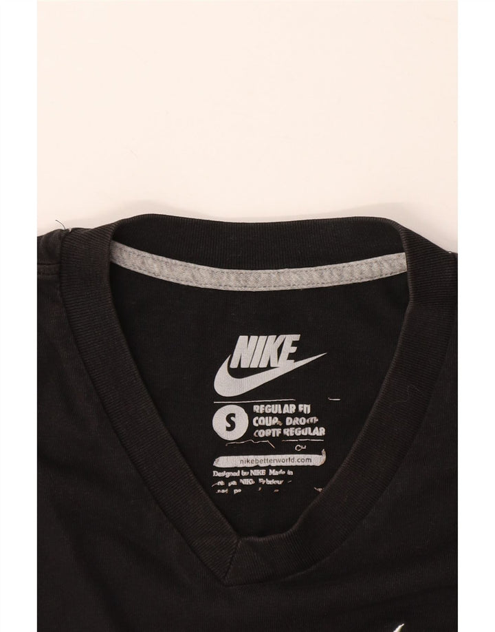 NIKE T-shirt coupe classique pour hommes, petit, noir