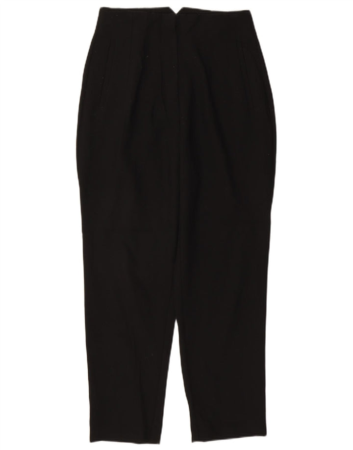 Zara Pantalon décontracté fuselé pour femme Medium W28 L26 Noir Polyester