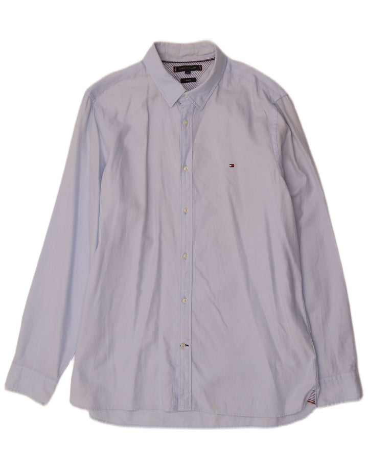 TOMMY HILFIGER Chemise Slim Fit Homme Bleu XL