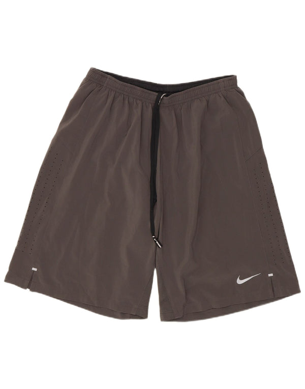 Nike Short de sport pour homme Gris moyen Polyester