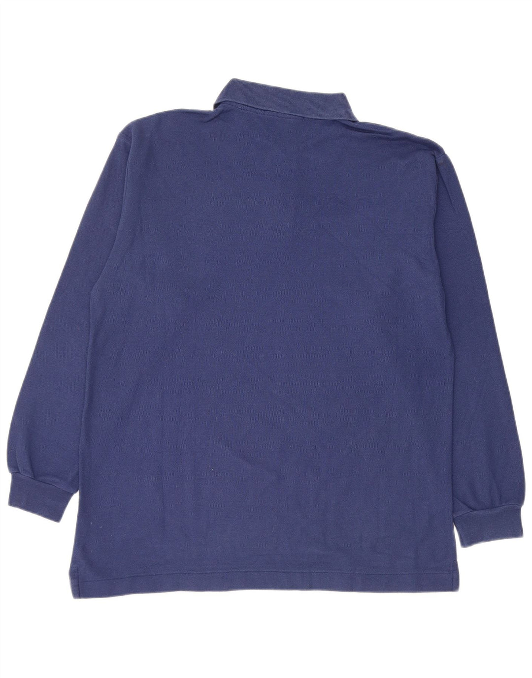 FILA Polo à Manches Longues Homme IT 48 Bleu Marine Moyen Coton