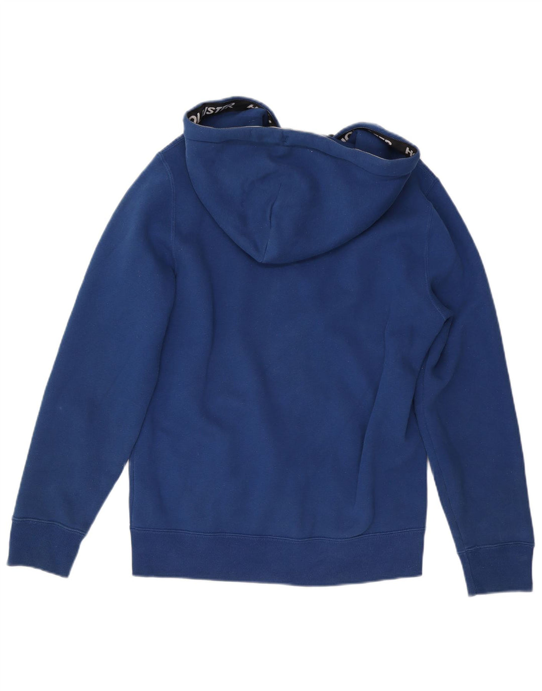 HOLLISTER Sweat à capuche zippé pour homme Bleu moyen Coton