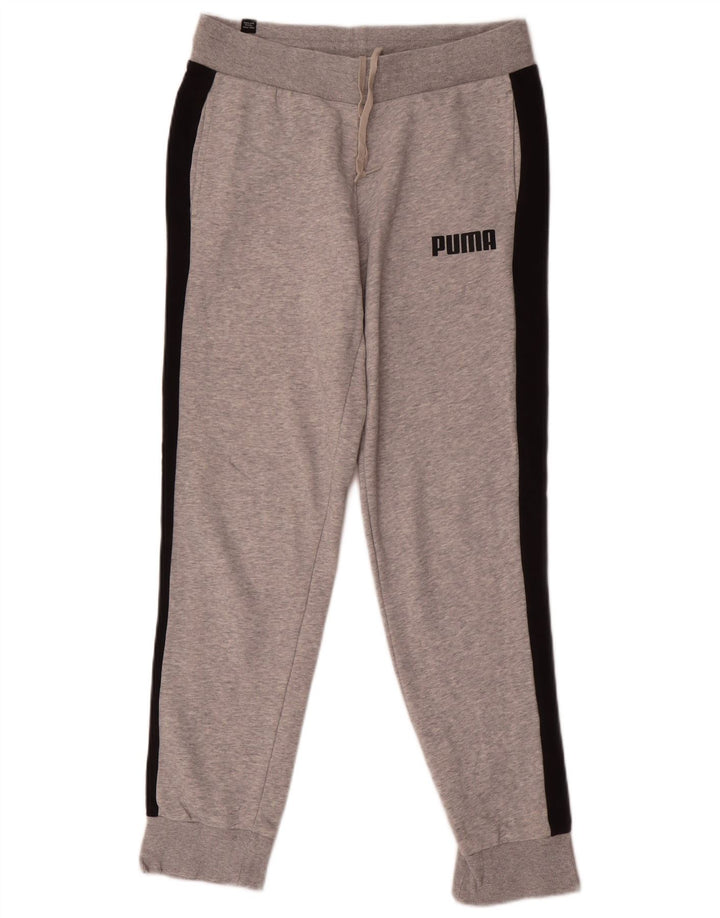 Puma Pantalon de Survêtement Joggers Small Homme Gris Colorblock