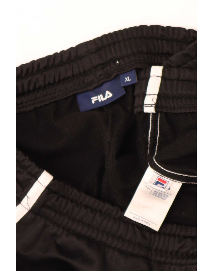 Fila Pantalon de survêtement Regular Homme XL Noir Polyester