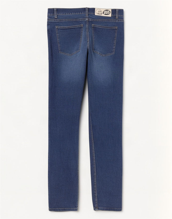 Cheap Monday Jean Slim Femme W31 L30 Bleu Coton