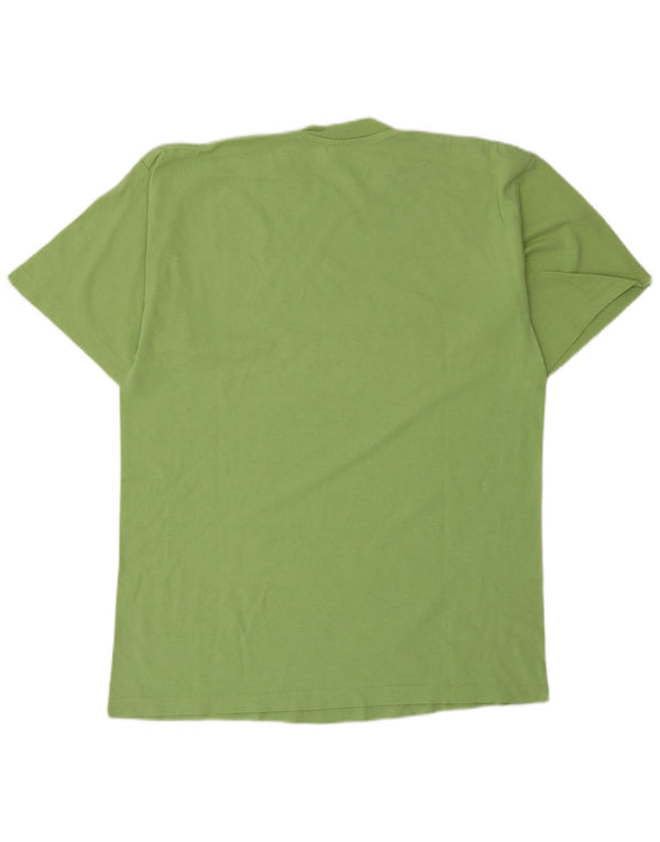 Champion T-Shirt Graphique Homme Grand Vert Coton