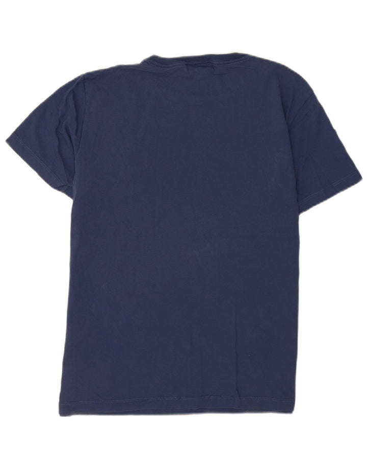 Replay T-Shirt Regular Graphic Homme Bleu Marine Moyen