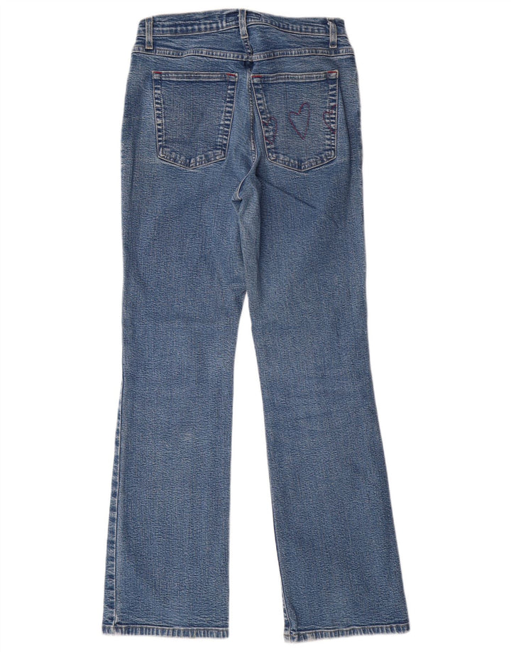 PER UNA Jean Bootcut Femme UK 14 Moyen W30 L30 Bleu Coton