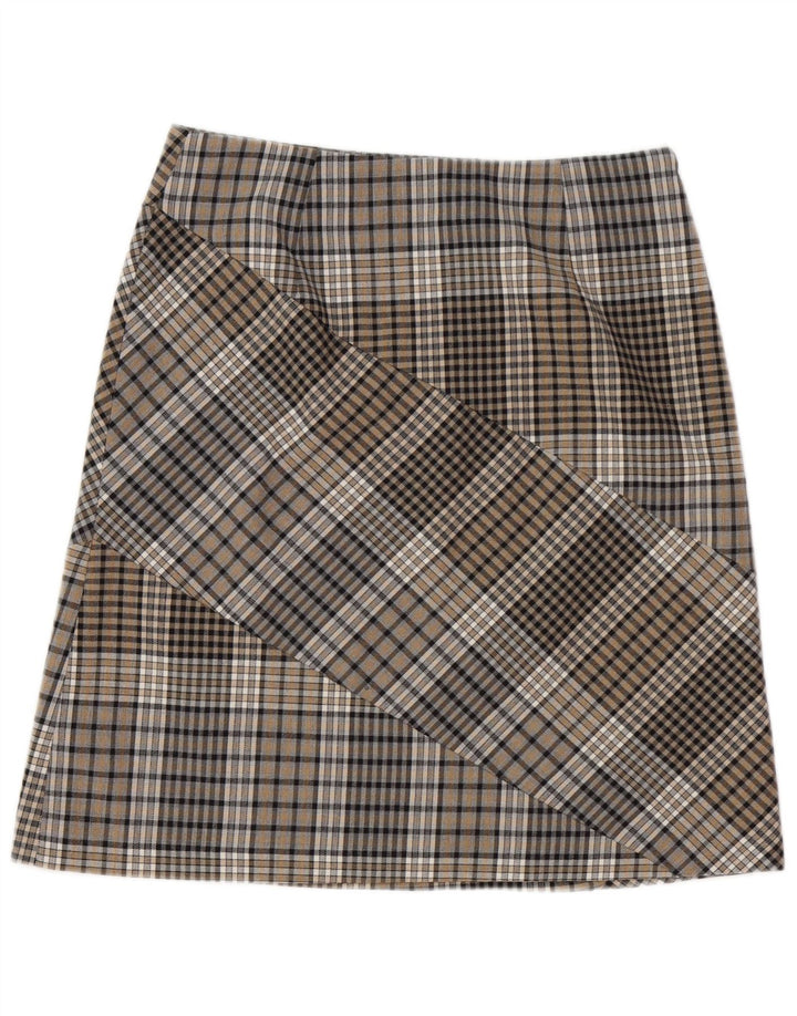 Max & Co. Jupe trapèze W29 pour femme à carreaux marron moyen