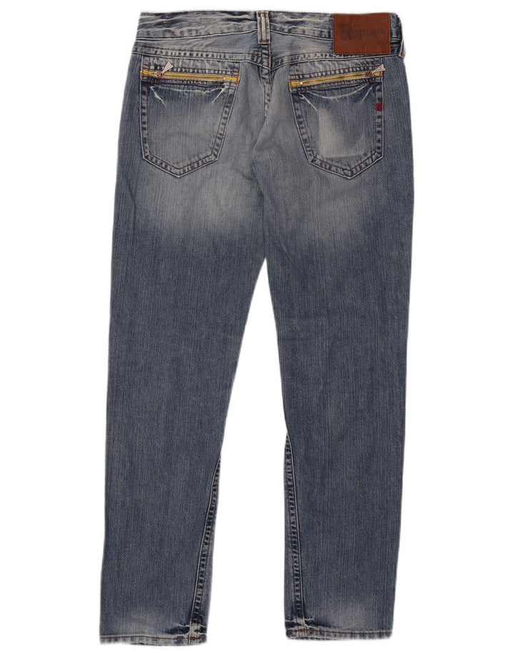 Replay Jean Droit Femme W29 L30 Bleu Coton