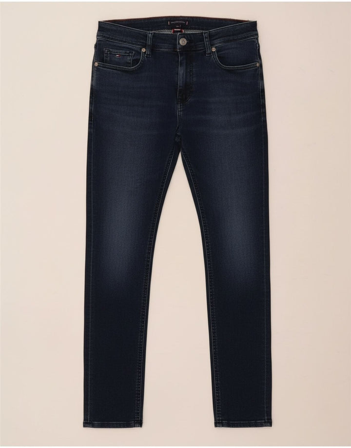 Tommy Hilfiger Jean Slim Garçon 13-14 ans Bleu Marine Coton