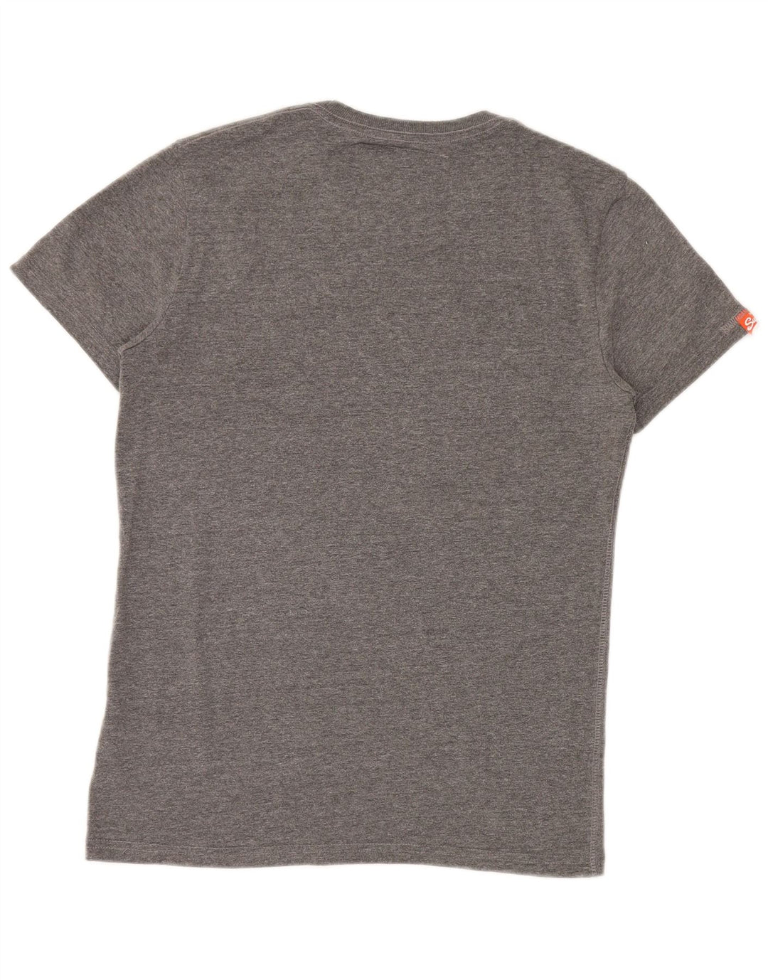 Superdry T-Shirt Graphique Homme Gris Moyen Coton