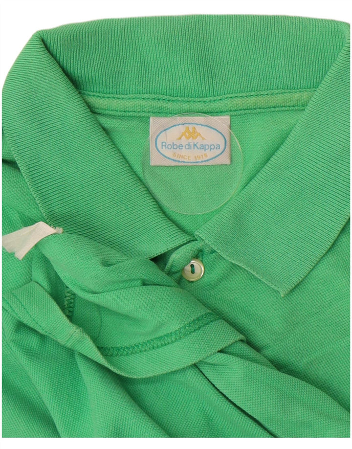 Kappa Polo Homme Vert Moyen Coton