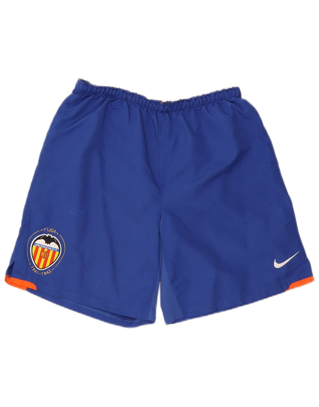 Short de sport Nike Valencia pour homme, petit, bleu, polyester