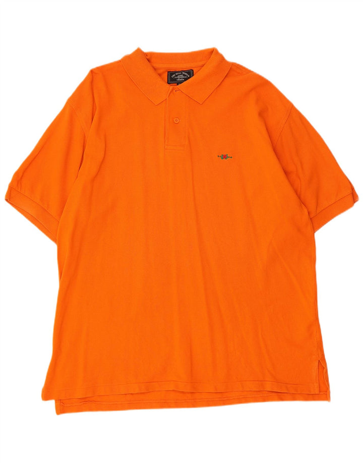 Charro Polo Homme XL Orange Coton