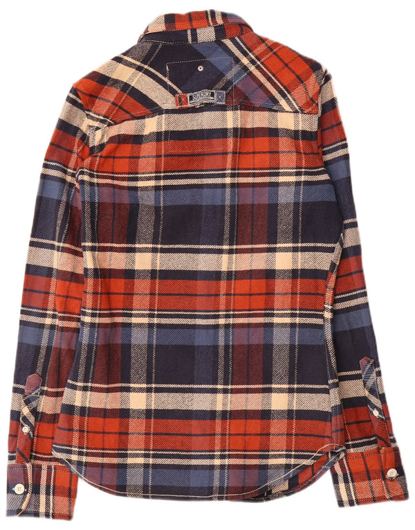 Superdry Chemise en flanelle à petits carreaux multicolores en coton