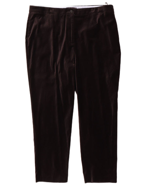 Marks & Spencer Pantalon chino fuselé pour femme UK 18 XL W38 L27 Coton noir