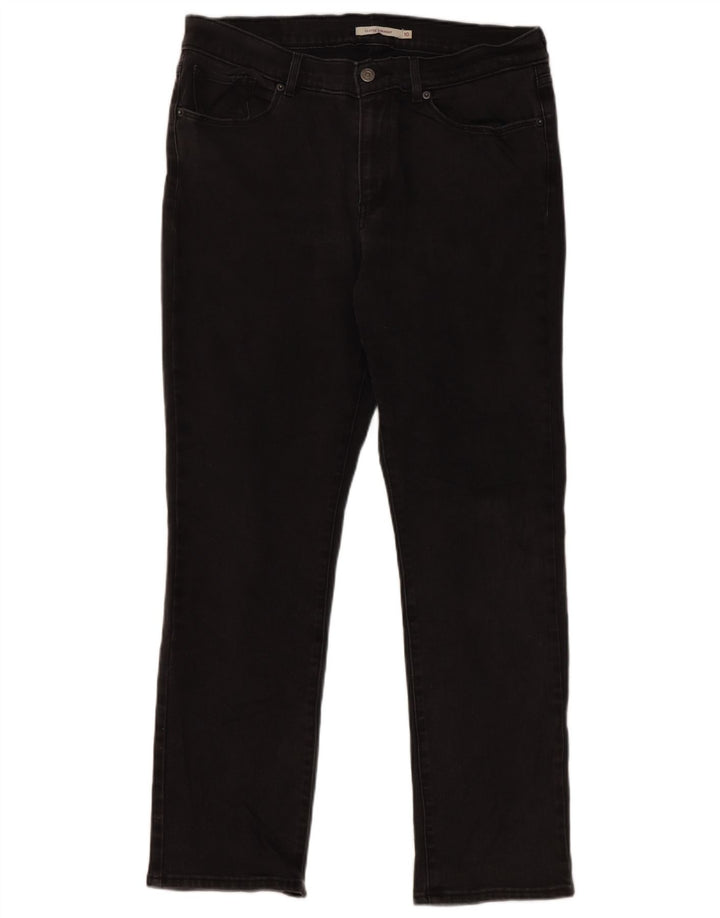 Levi's Jean droit classique coupe classique pour femme US 10 Large W30 L30 Noir