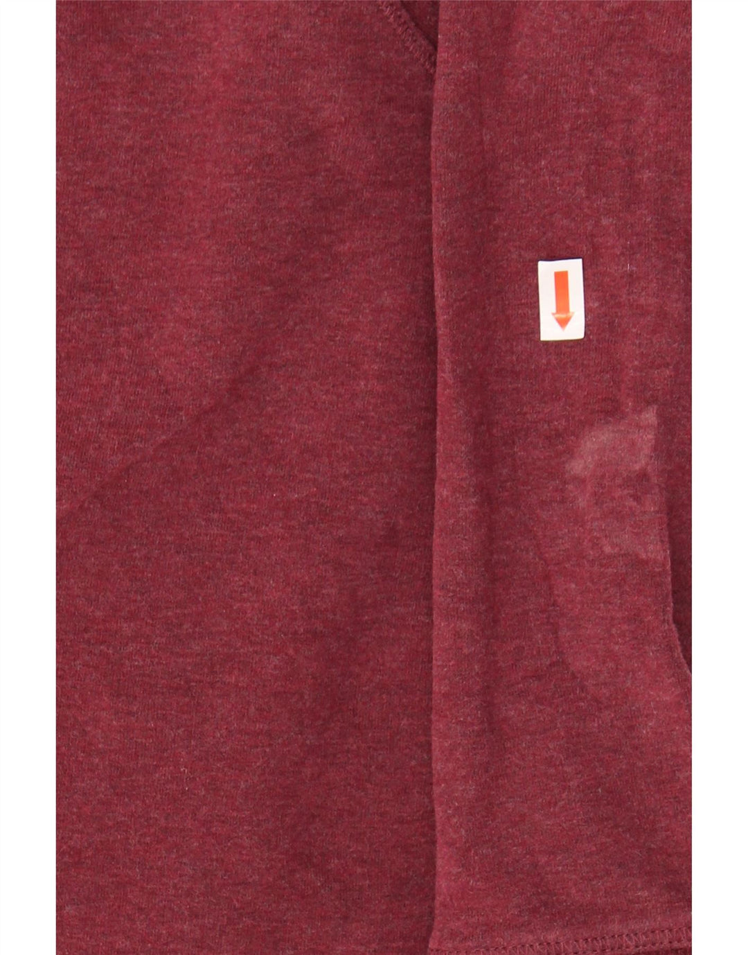 L.L.Bean Sweat-shirt à col roulé pour femme UK 14 en coton bordeaux moyen