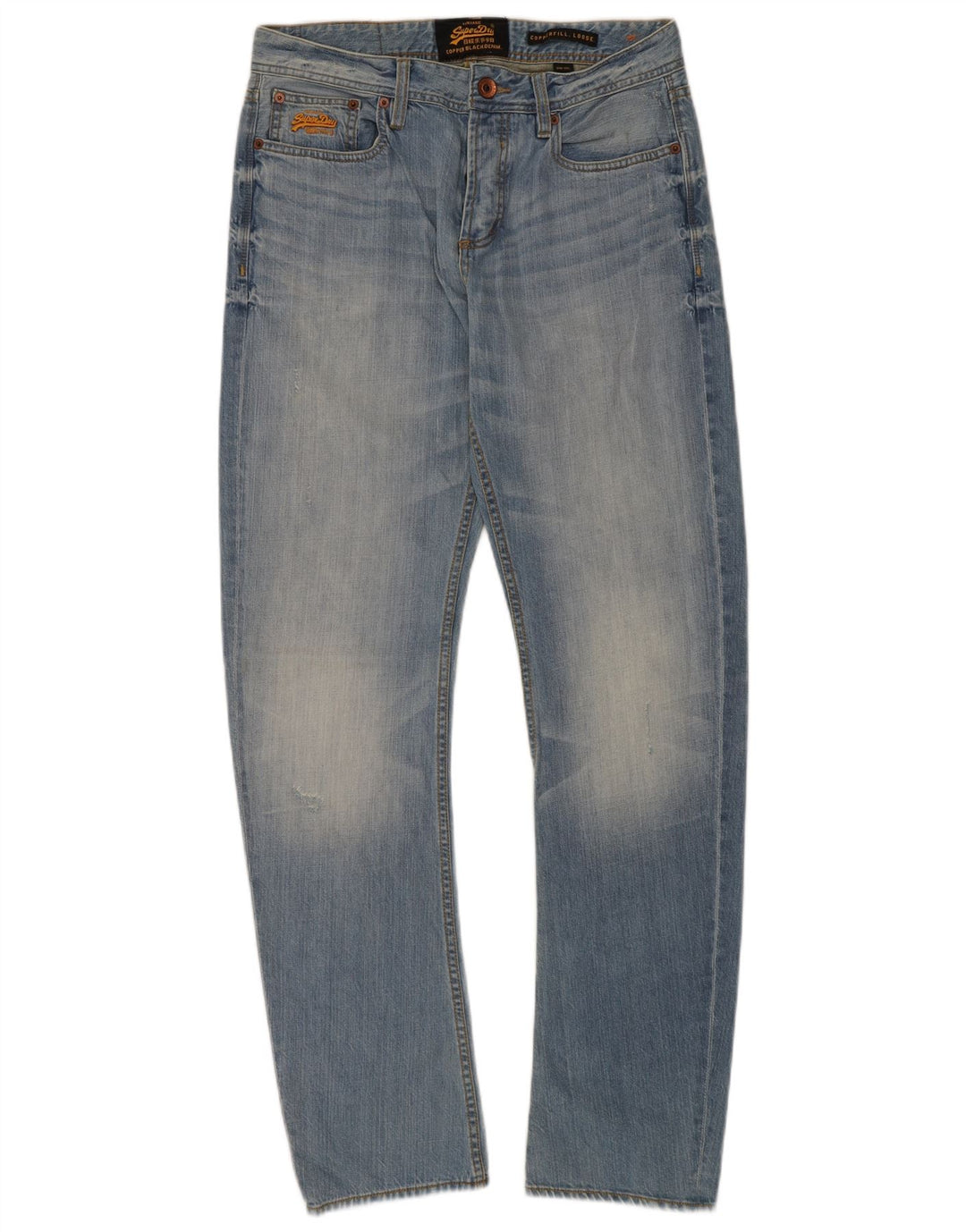 Superdry Jean Ample Copperfill W31 L32 Homme Bleu Coton