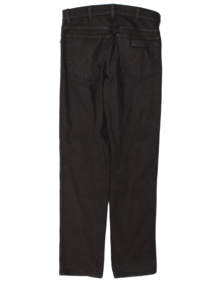 Wrangler Jean droit robuste pour homme W32 L33 Noir