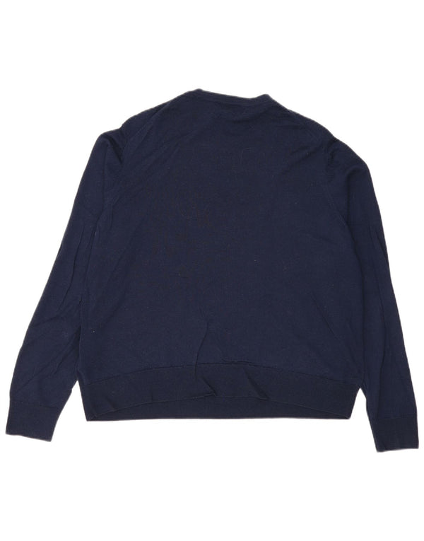 Marks & Spencer Pull col rond pour femme UK 20 2XL Bleu marine