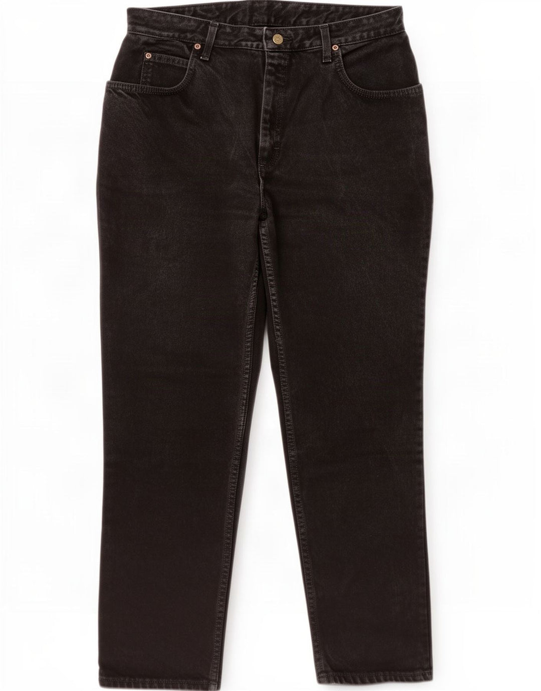 Lee Jean Fuselé Oklahoma W36 L31 Homme Noir Coton