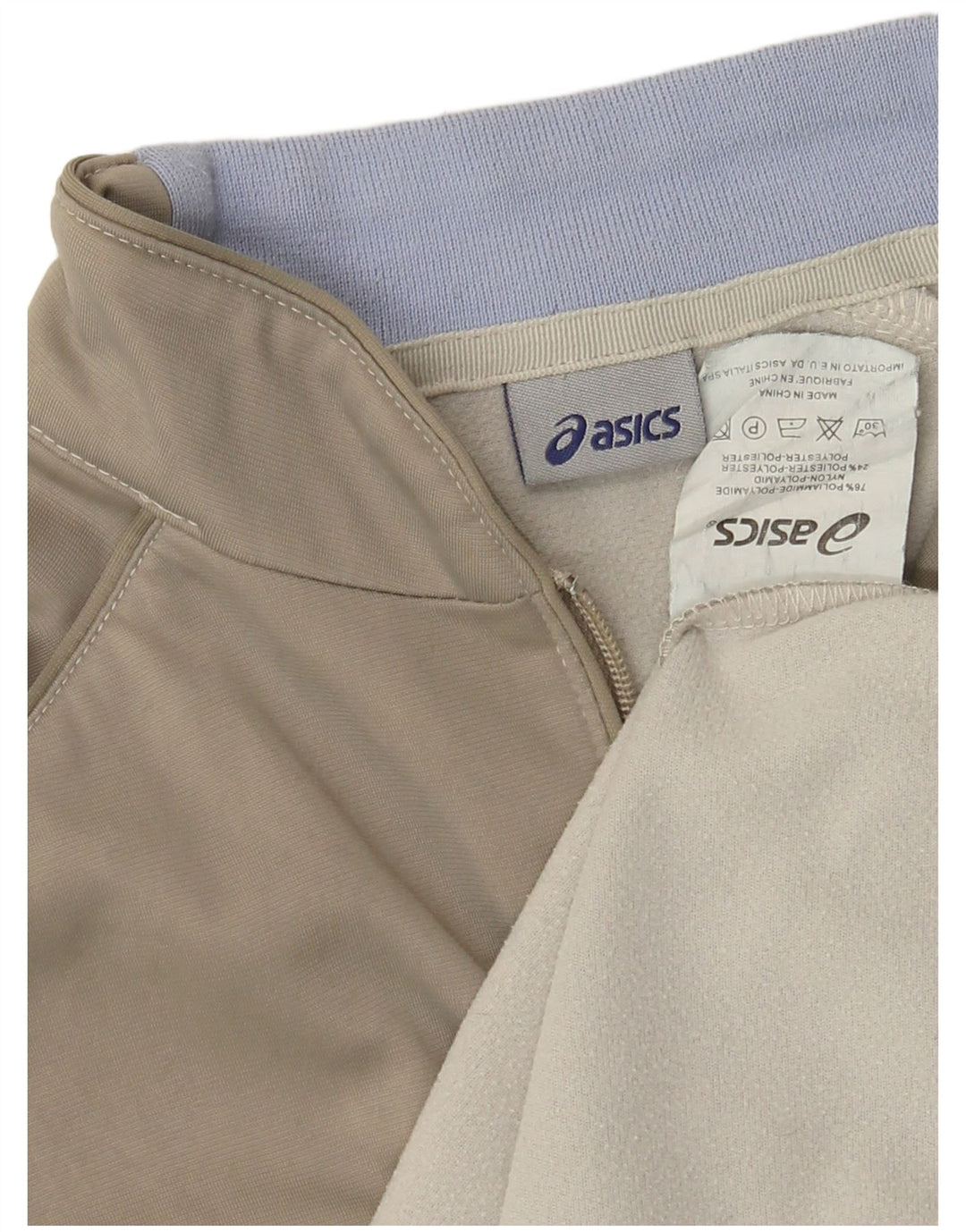 Asics Veste de survêtement pour femme UK 14 Medium Kaki Polyamide