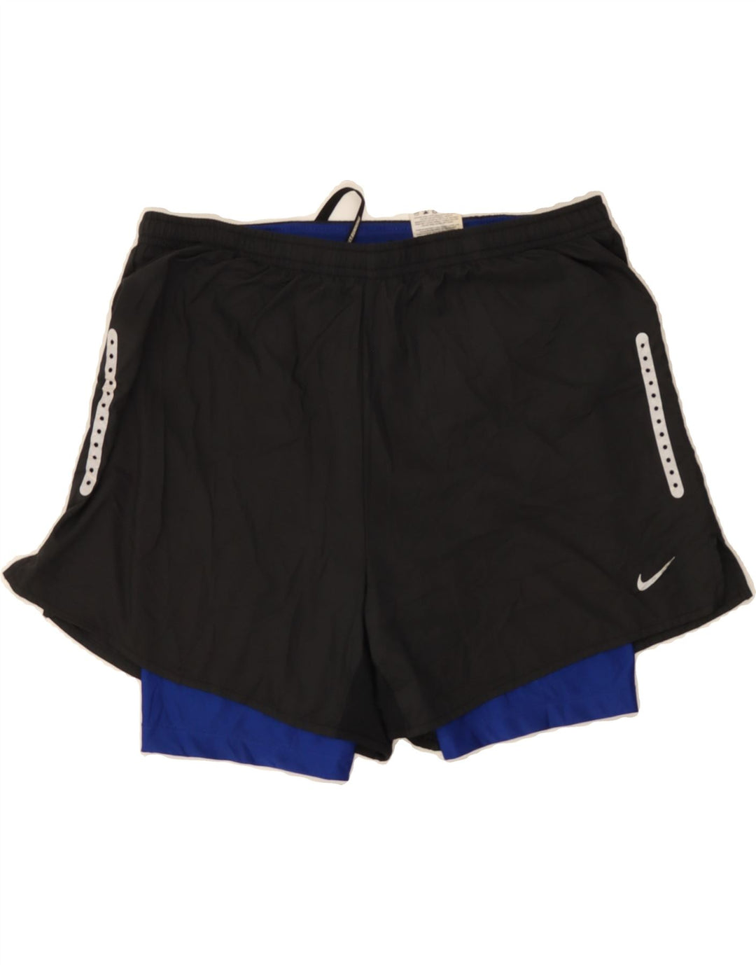 NIKE Mens Sport Shorts Small  Black Polyester Vintage Nike and Second-Hand Nike from Messina Hembry 