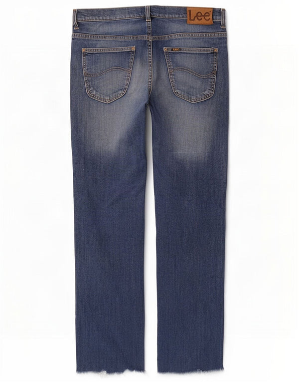 Lee Jean Droit Brooklyn Femme W36 L30 Bleu Coton
