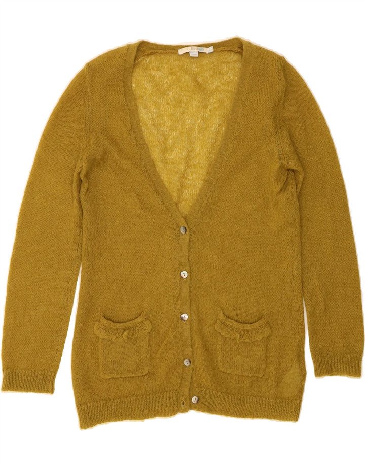 BODEN Womens Cardigan Sweater UK 12 Medium  Khaki Mohair Vintage Boden and Second-Hand Boden from Messina Hembry 