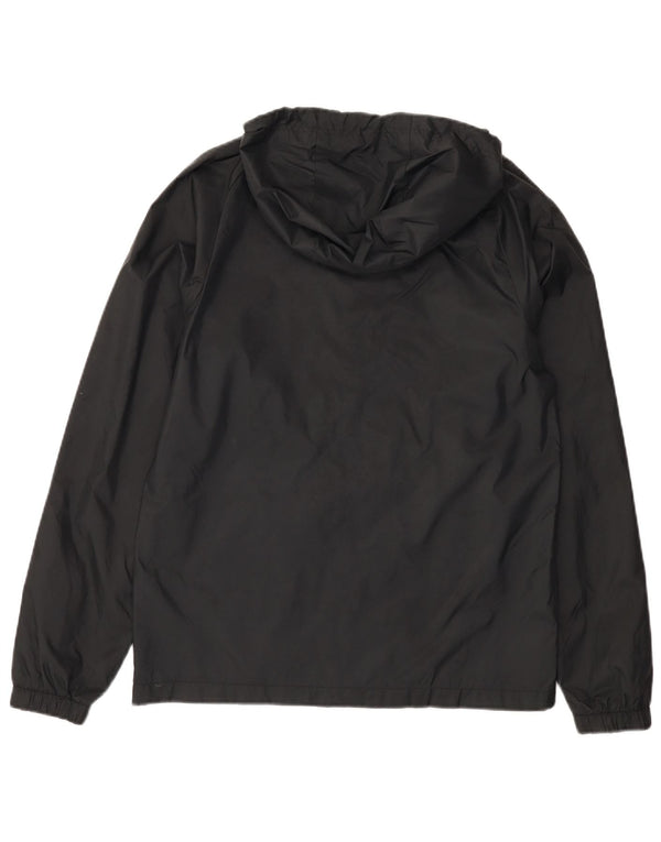 Nike Veste de pluie à capuche pour homme UK 36 Petit nylon noir