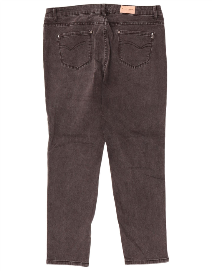 Naf Naf Jean slim pour femme EU 42 Large W34 L28 Gris