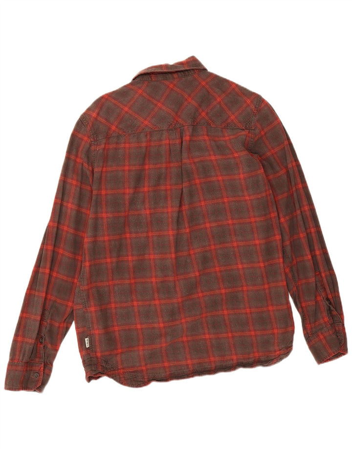 Rab Chemise en Flanelle Homme Rouge Moyen à Carreaux en Coton