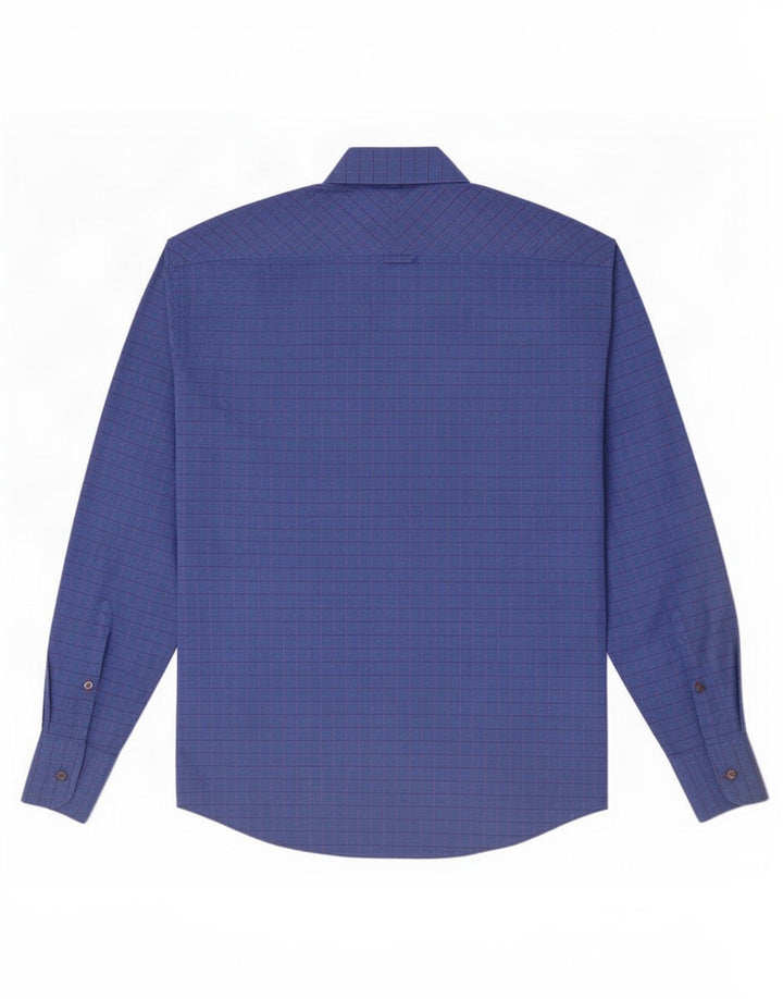 Ben Sherman Chemise Homme Bleu Moyen Carreaux Coton