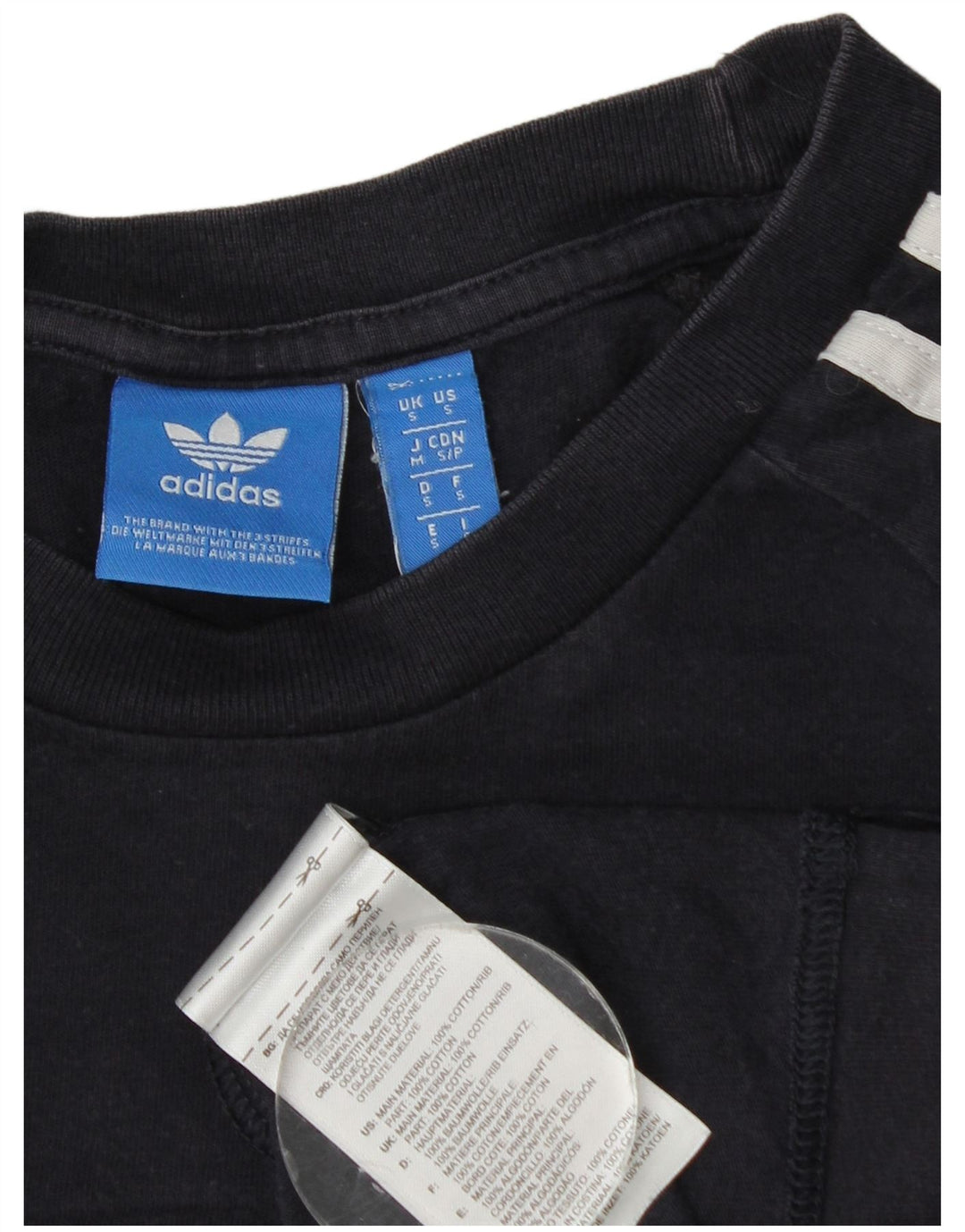 Adidas T-Shirt Homme Haut Petit Bleu Marine Coton